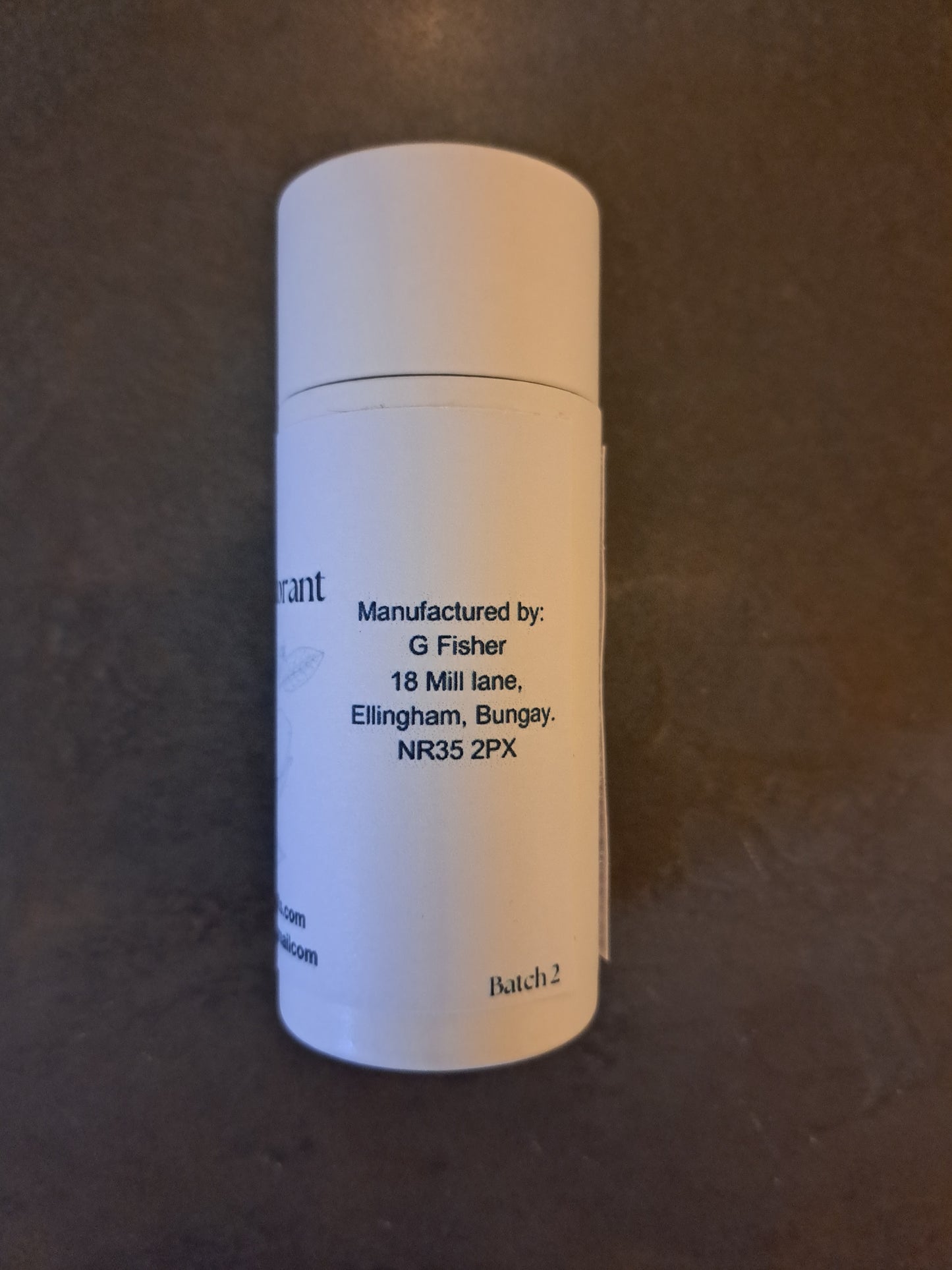 Natural Deodorant - Geranium & Lemon - Min 70g