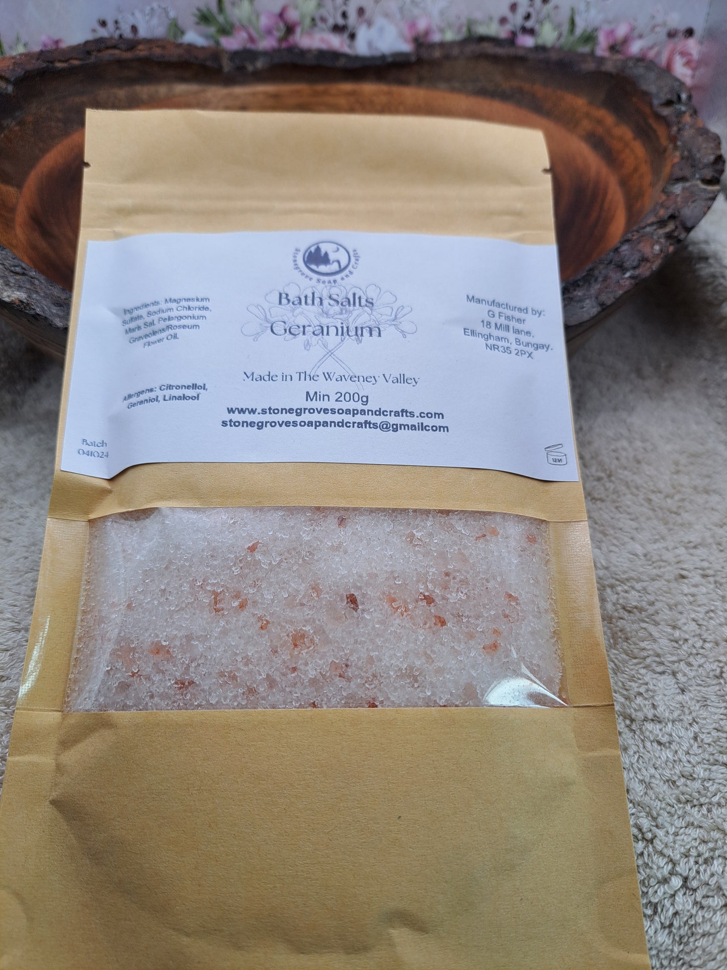 Bath Salts Geranium