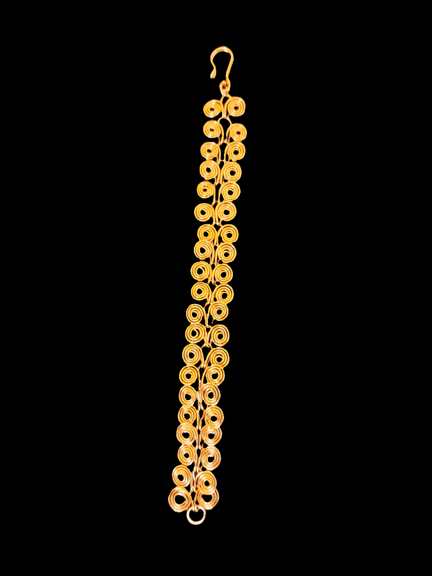 Celtic Spiral Bracelet (0.8mm Non-Tarnish Copper Wire)